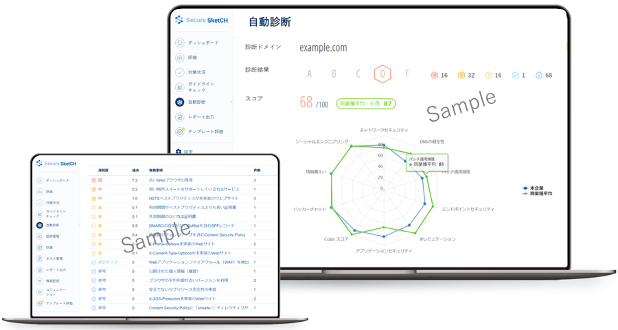 Secure SketCH（セキュアスケッチ）のサービス画面