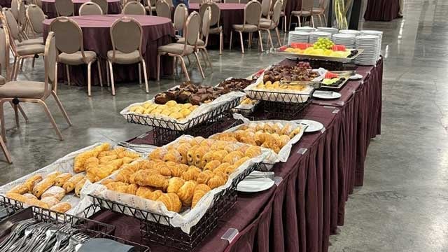 朝食会場の様子2