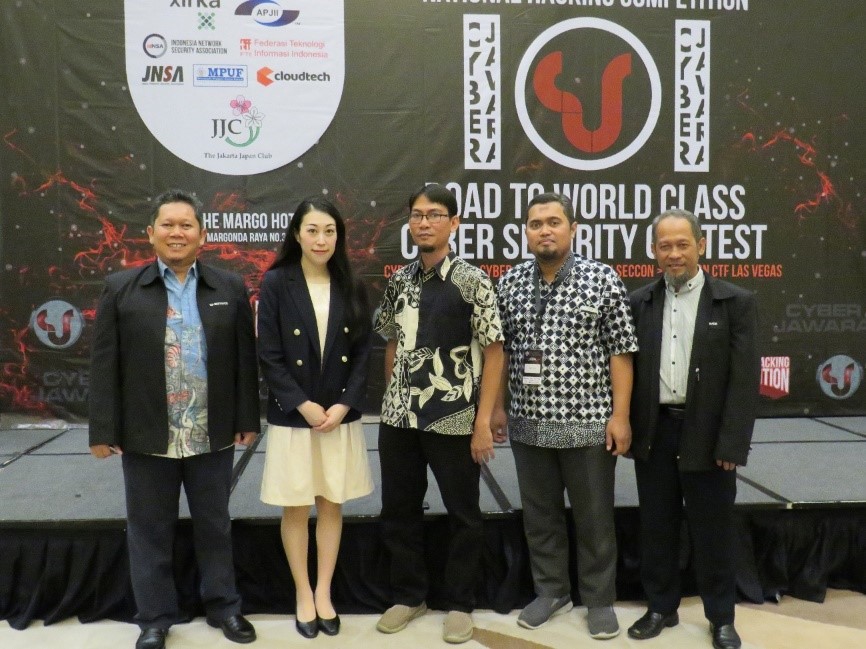 SecureSketCH_CYBER JAWARA2019オープニングセレモニー終了後