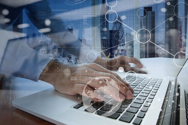 businessman hand working with modern technology and digital layer effect as business strategy concept-Dec-28-2020-05-26-49-71-AM